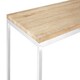 image 4 of Interiors by Premier Oak Wood Console Table Brown