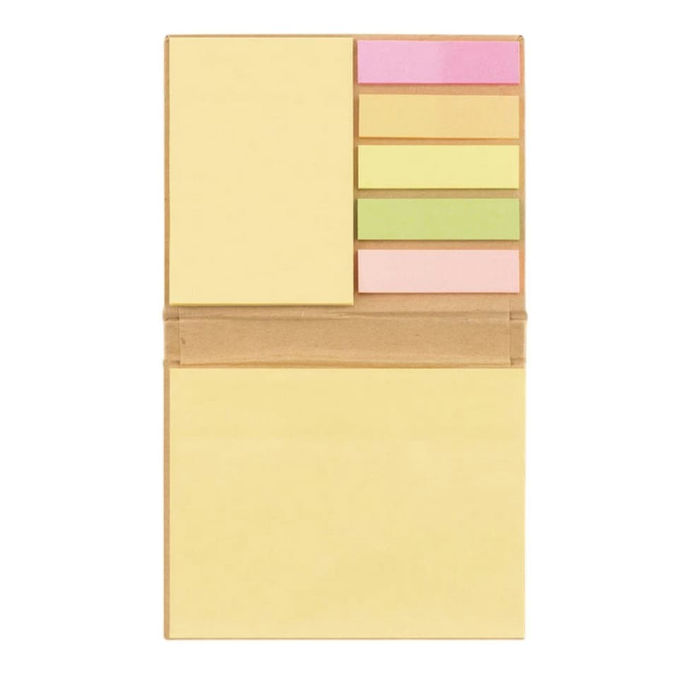 image 1 of MidOcean Recyclo Recycled Memo Pad - Beige - One Size