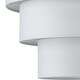 image 4 of Set of 2 Barty - White 38cm Tiered Pendant Shades | White | Large | 2