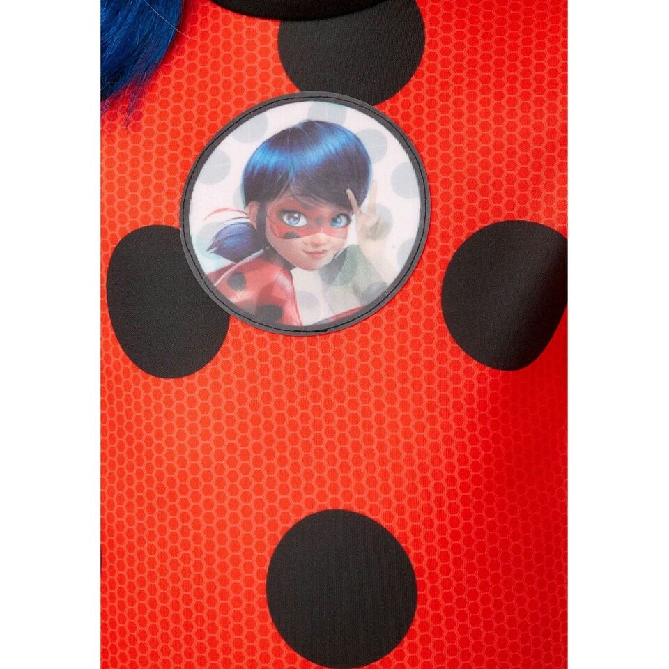 image 1 of Miraculous Girls Ladybug Costume - Red/Black - 7-8 Years 7