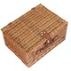 image 6 of 2 Person Blue Tweed Fitted Picnic Basket | Blue | Blue | 1
