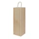 image 1 of Harbour Housewares Wooden Champagne Wine Box - Single Bottle - Natural