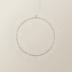 image 4 of ValueLights Christmas Firecracker Hoop White Outdoor Wall Light | White