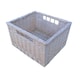 image 2 of Provence Wicker Kitchen Basket | White | White | One Size