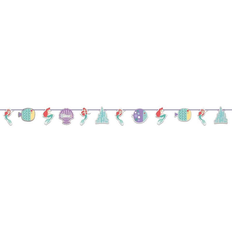 image 1 of Disney Princess Ariel Garland - Turquoise - One Size