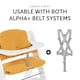 image 5 of Hauck Alpha Highchairpad Select - Honey