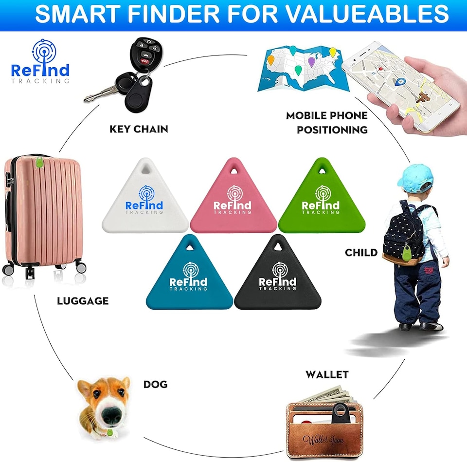 image 1 of R3 Smart Tracker for Android & iPhone Bluetooth 5.0 Samsung GPS AirTag