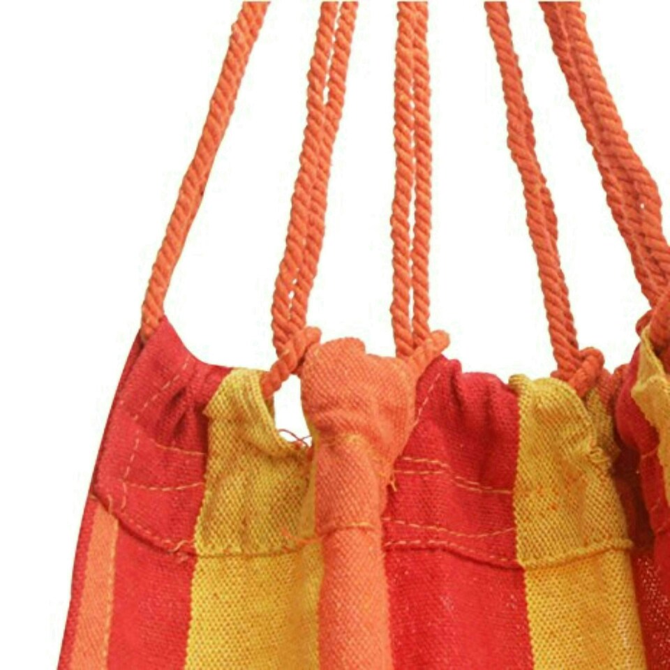 image 1 of Primrose Outdoor Single Hammock With Steel Hammock Stand and Carry Bag