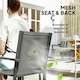 image 4 of Outsunny 5 Piece Garden Furniture Set with Round Table & 4 Stackable Chairs