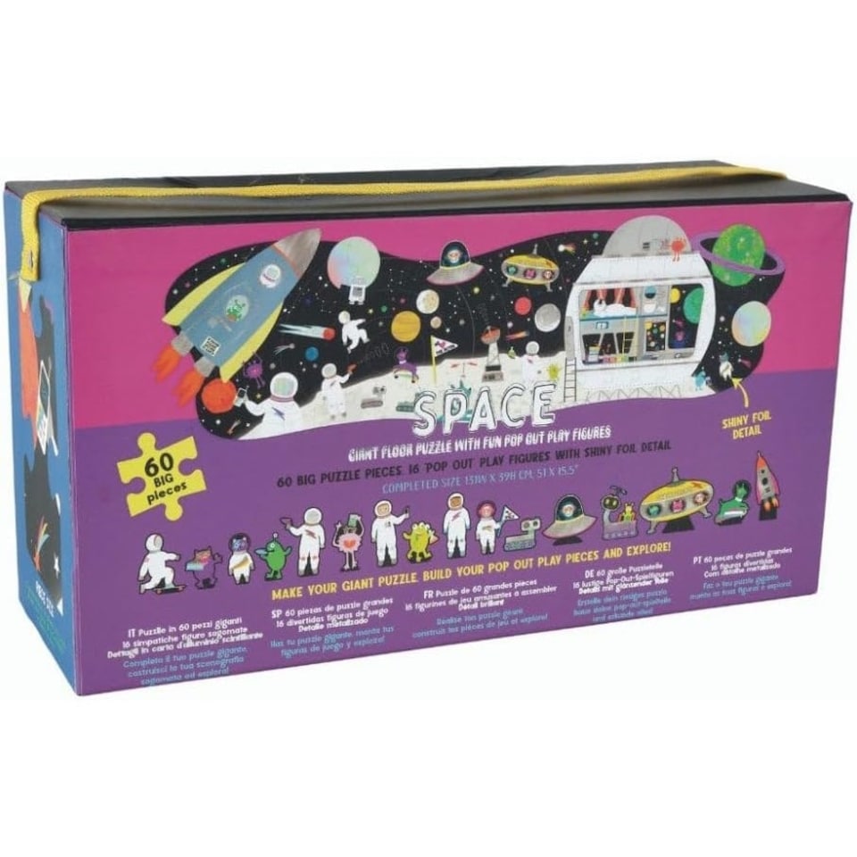 image 1 of Floss & Rock Giant Floor Pop Up Jigsaw Puzzle 60 Piece - Space