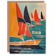 image 1 of Sailboats Race Sailing Sea Fathers Day Dad Card