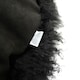 image 3 of SNUGRUGS Mongolian Sheepskin Cushion - Round - 40cm | Black | Round 40cm