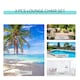 image 4 of Outsunny 3 Pieces Lounge Chair Set Garden Sunbathing Chair w/ Table Cream