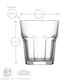 image 4 of LAV 12 Piece Aras Glassware Set - Clear | Clear | Clear