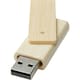 image 3 of Bullet Rotate 16GB Bamboo USB Flash Drive - Beige - One Size