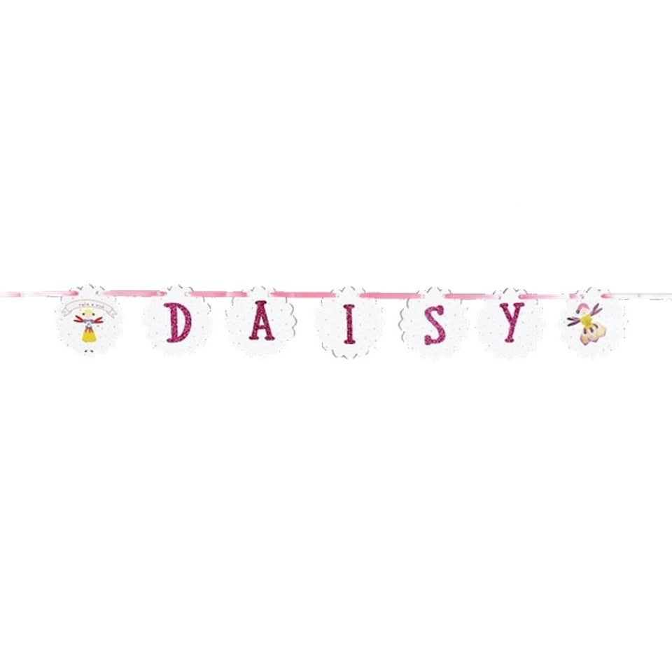 image 1 of Floss & Rock Make Your Own Party Bunting Kit - Petal Fairy | Pink