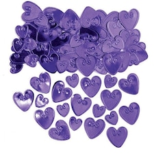 Amscan Heart Confetti - Blue - One Size