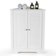 image 1 of COSTWAY Corner Bathroom Storage Cabinet Display Unit