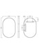 image 2 of Balterley Oval Bathroom Mirror