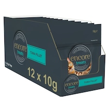 12 x 10g Encore 100% Natural Tuna Fillet Cat Treats Freeze Dried
