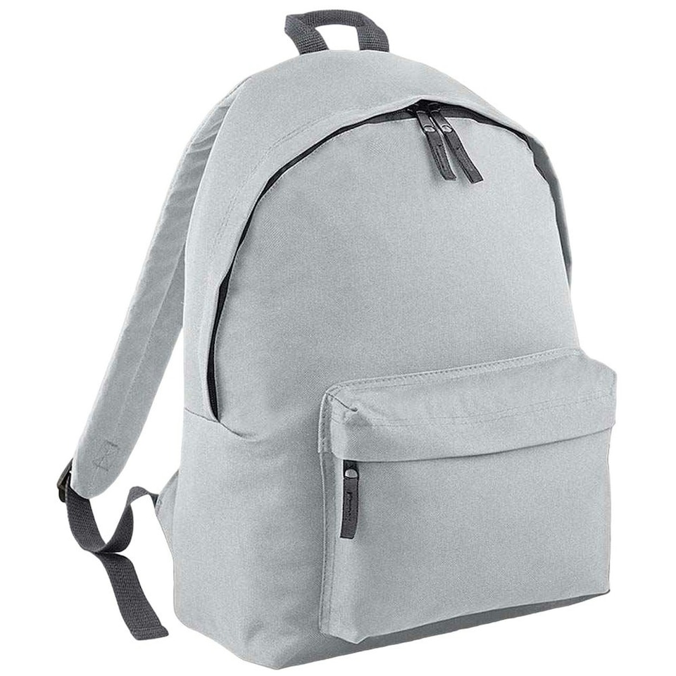 image 1 of Bagbase Original Plain Backpack - Light Grey/Graphite Grey - One Size
