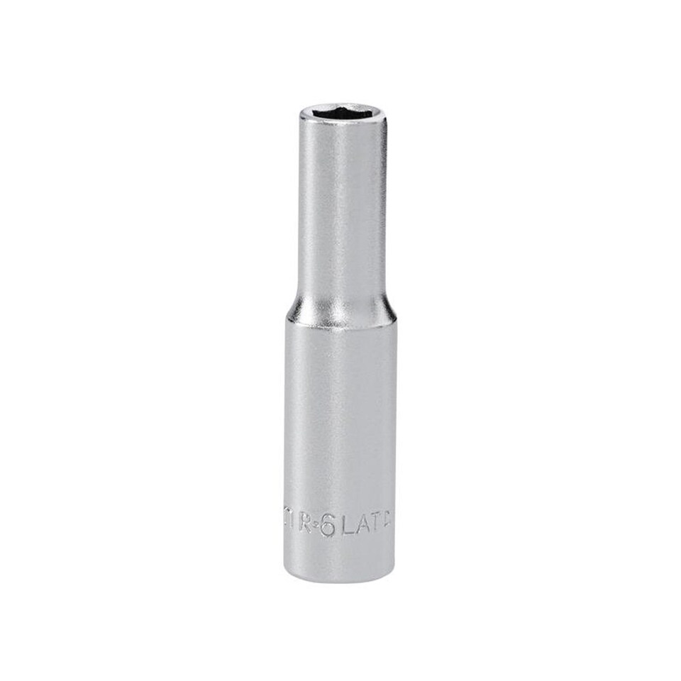 image 1 of Facom R.6LAT 6mm 6-Point Deep Socket 1/4in Drive - Satin Finish.