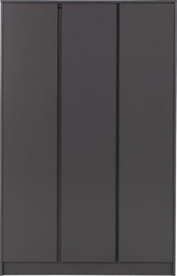 image 1 of Malvern 4 Piece Bedroom Set with 3 Door Triple Wardrobe | Grey | 4
