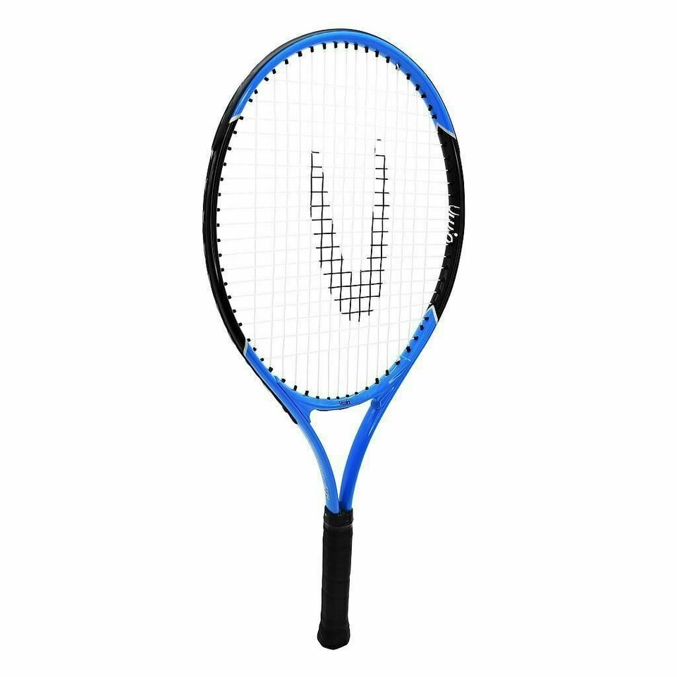 Uwin Childrens/Kids Champion Tennis Racket - Black/Blue - 26in