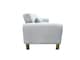 image 5 of Como 2 Seater Sofa Bed in Grey or Silver | Silver | One Size