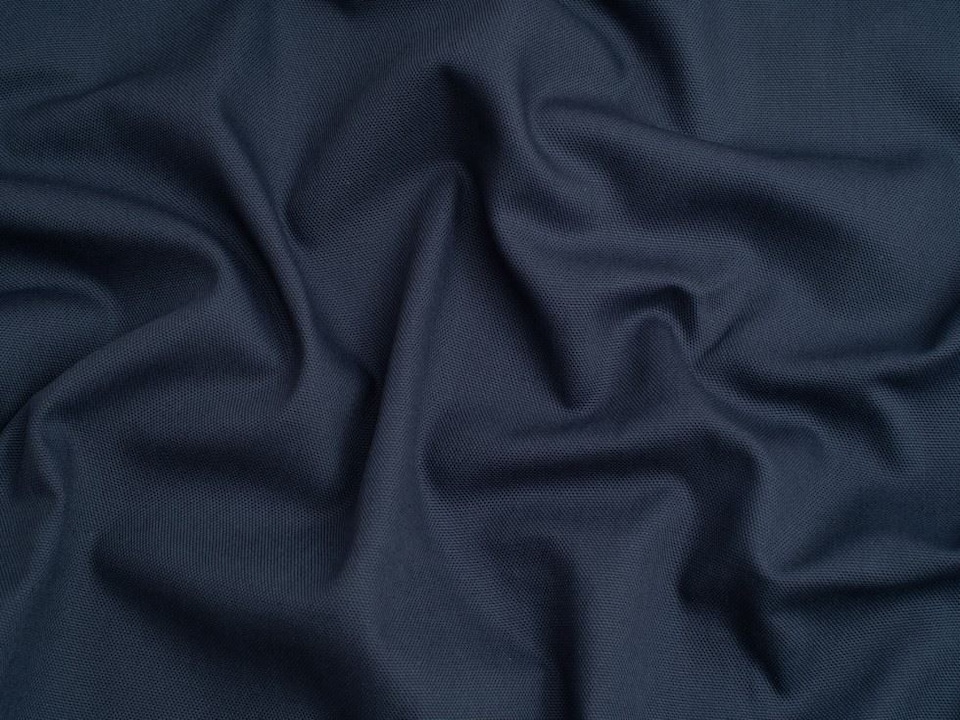 Minerva Core Range Blue Basket Weave Soft Cotton Canvas Fabric for Bag Making, Dressmaking, Upholstery, 142cm / 55" Wide - per metre