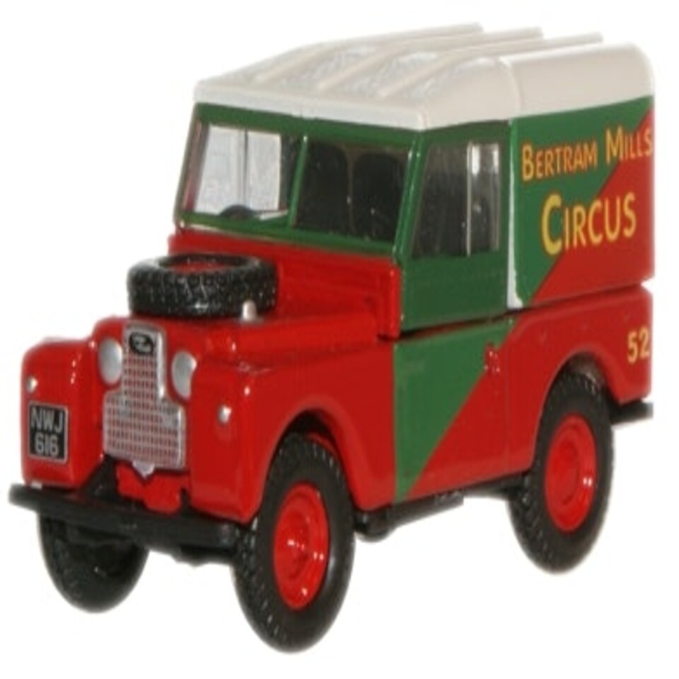 Oxford Diecast Land Rover Series I 88 inch Hard Top Bertram