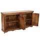 image 3 of Artwork Sideboard Xl - Solid Mango Wood - L40 x W175 x H90 cm | Brown