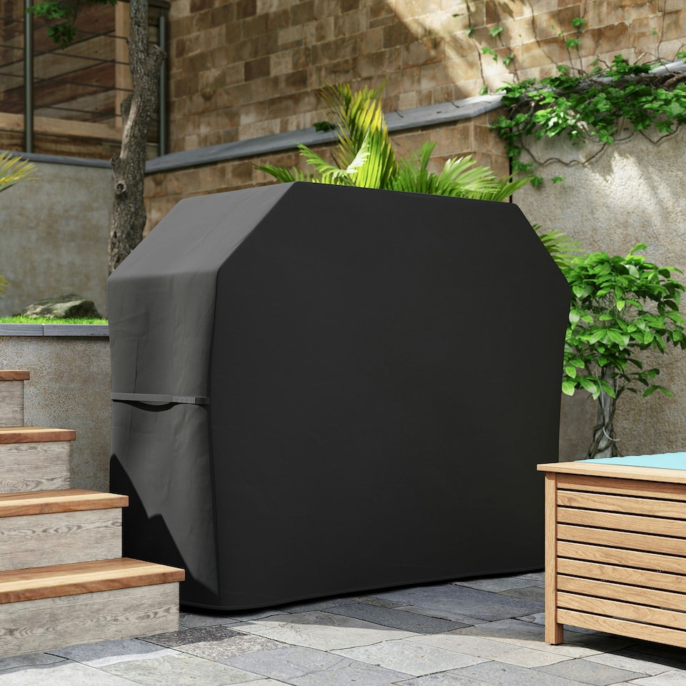 image 1 of Outsunny Barbecue Covers, Waterproof UV Protection Rip-Proof, 188 x 71 x 125cm