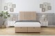 image 1 of Sloomy Kingsley Pebble Plush Ottoman Bed With Mattress With 26" Strutted Headboard 3' Single