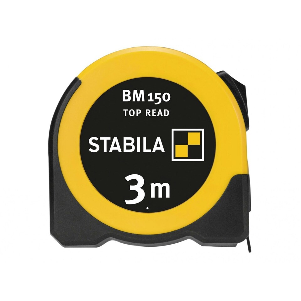 image 1 of Stabila Bm150 Top Read Pocket Tape 3m (width 16mm) (metric Only) - Multi Colour - One Size