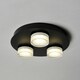 image 3 of BHS Brooke LED Bathroom Ceiling Spotlight Plate | Black | Matte Black | 1