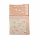 image 2 of Ziggle Baby Blanket Pink Stars