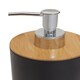 image 3 of Interiors by Premier Black 500ml Lotion Dispenser Pump, Hand Dispenser With Detachable Top, Modern Sustainable Sink Accessory
