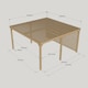 image 5 of Shade Pergola - Wood - L420 x W420 x H270 cm - Rustic Brown