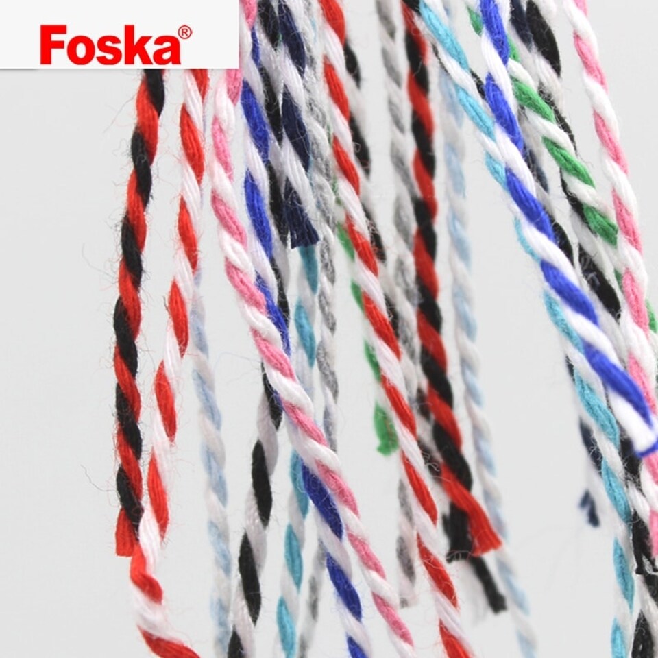 5m Raffia Craft Assorted Two Colour Cotton Thread String - Tesco Groceries