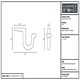 image 4 of Hammer & Tongs Twisted Nail Hook - W5mm x H40mm - Black