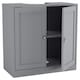 image 4 of Under Sink Full Pedestal Basin Cabinet Cupboard Bathroom Storage Unit | Grey | 1