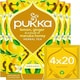 image 1 of Pukka Herbs Organic Herbal Tea, Lemon Ginger & a Touch of Manuka Honey, 4 Packs, 80 Teabags 4