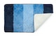 image 5 of Aurora Collection Tonal Stripe 2 Piece Bath Set in Blue