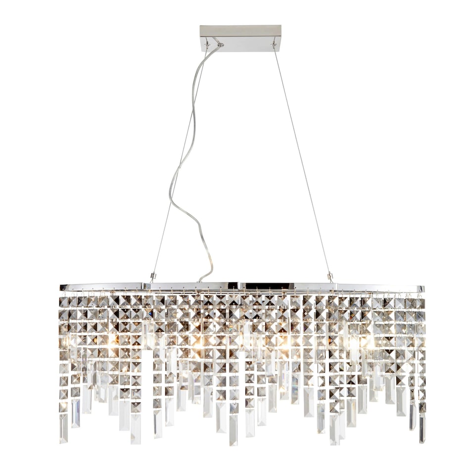 image 1 of BHS Esme Diner Ceiling Pendant, Chrome
