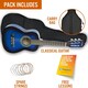 image 8 of 3rd Avenue 1/4 Size Classical Guitar Pack Brown