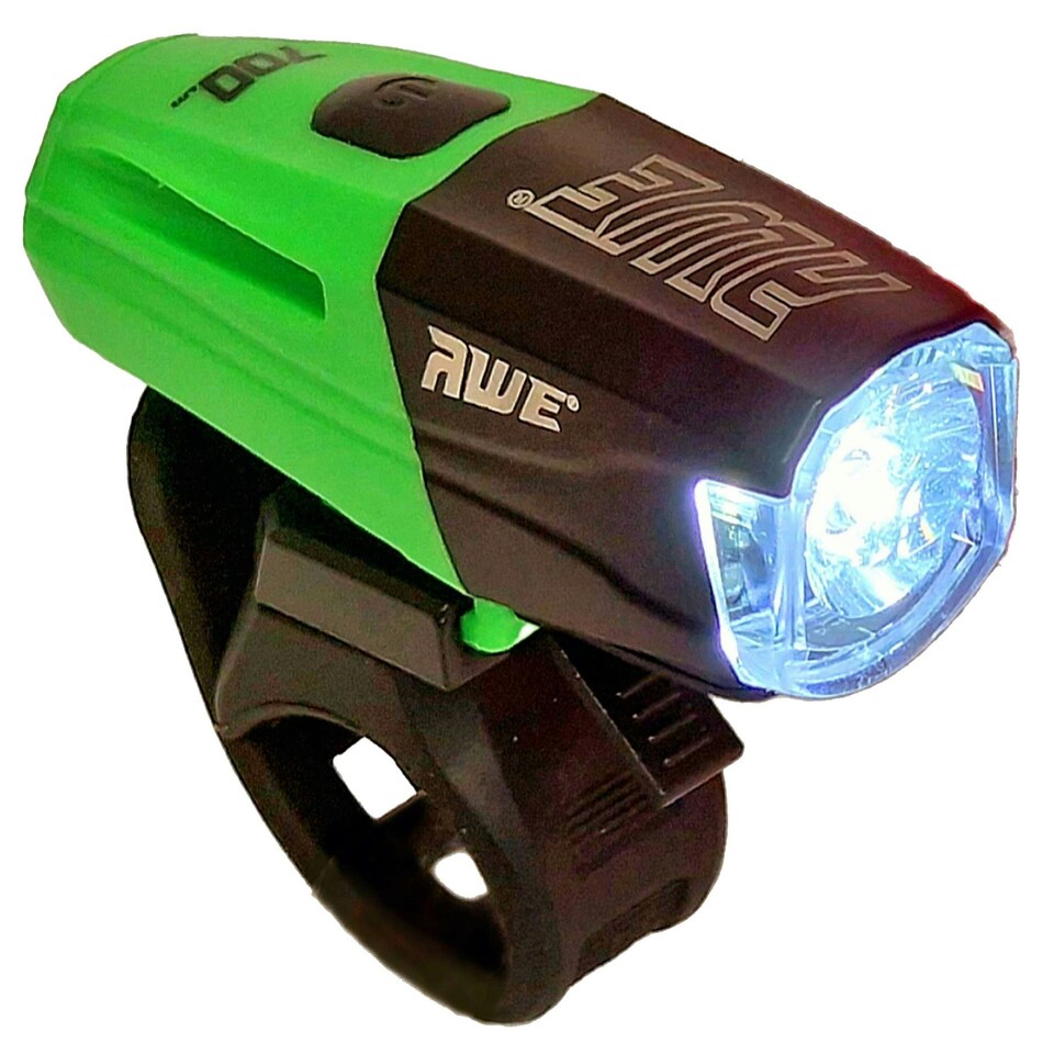 image 1 of AWE AWE700 Lumens EXTREMELY BRIGHT Front LED USB Rechargeable Bike Light