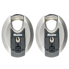 Master Lock Excell Stainless Steel Discus 70Mm Padlock Keyed Alike X 2 | Multi