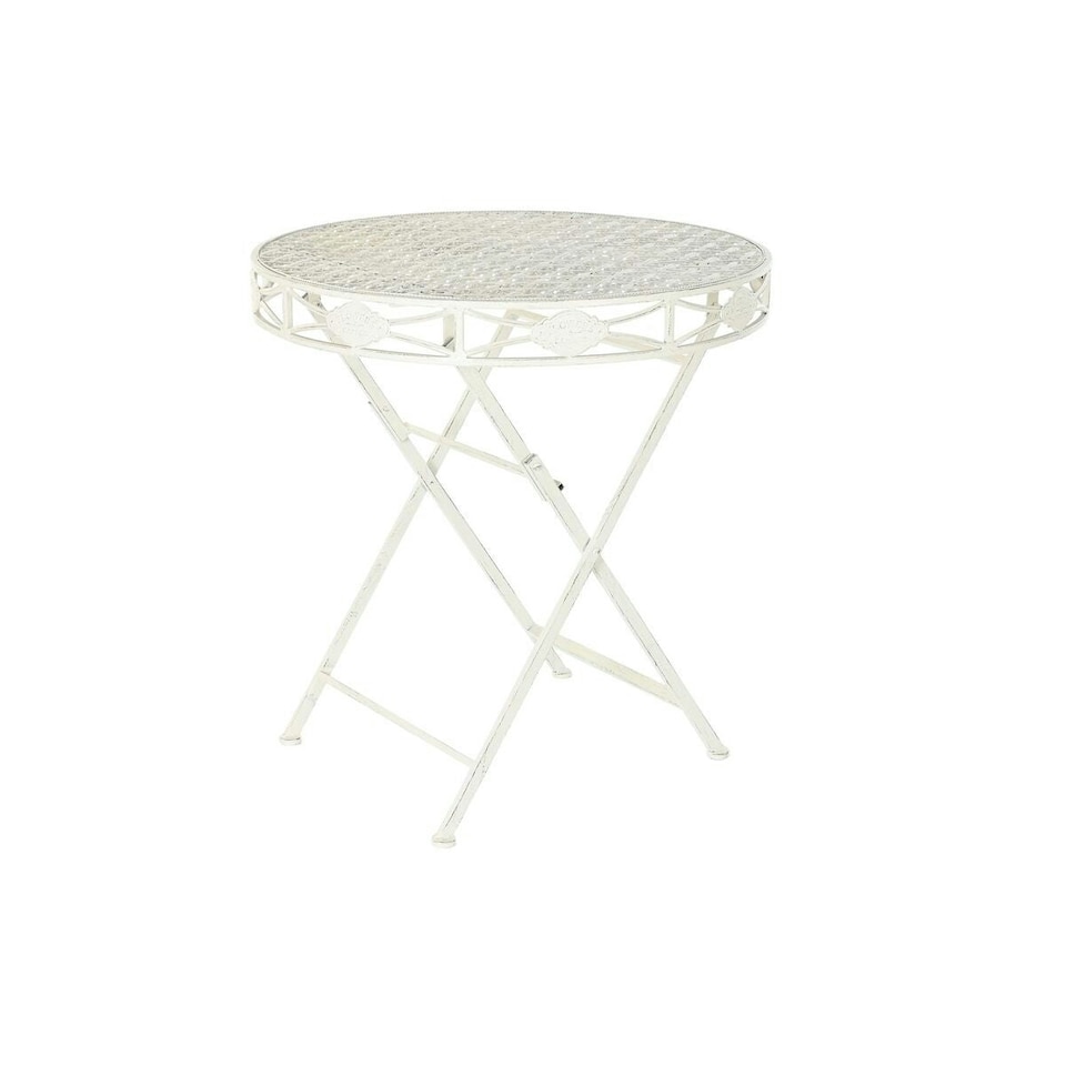 image 1 of Dining Table Home ESPRIT White Metal 70 x 70 x 73 cm N/A