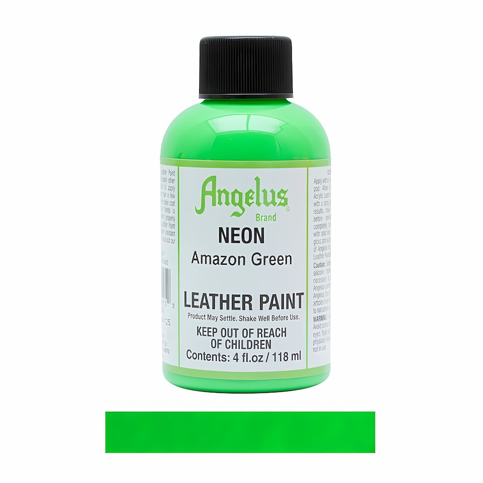 image 1 of Angelus Neon Leather Paint for Sneaker Customs and Shoes 4oz